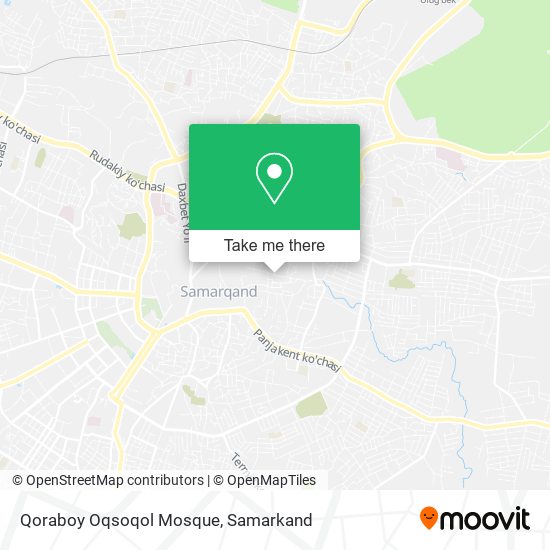Qoraboy Oqsoqol Mosque map