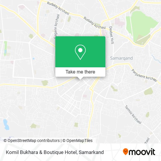 Komil Bukhara & Boutique Hotel map