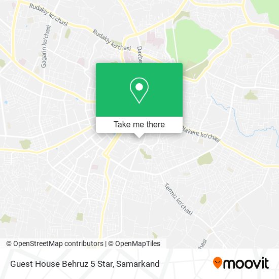 Guest House Behruz 5 Star map