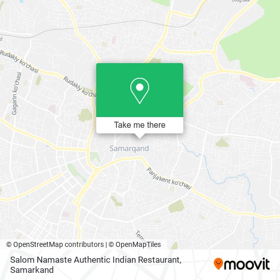 Salom Namaste Authentic Indian Restaurant map