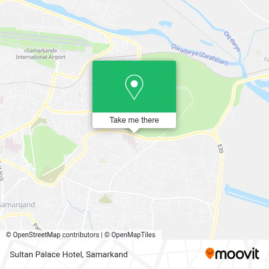 Hotel Sultan Palace map