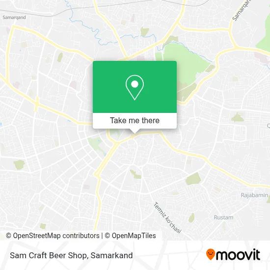 Sam Craft Beer Shop map