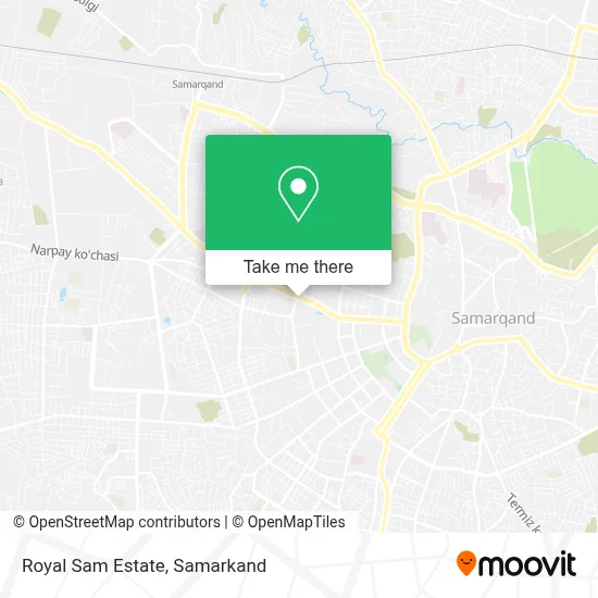 Royal Sam Estate map