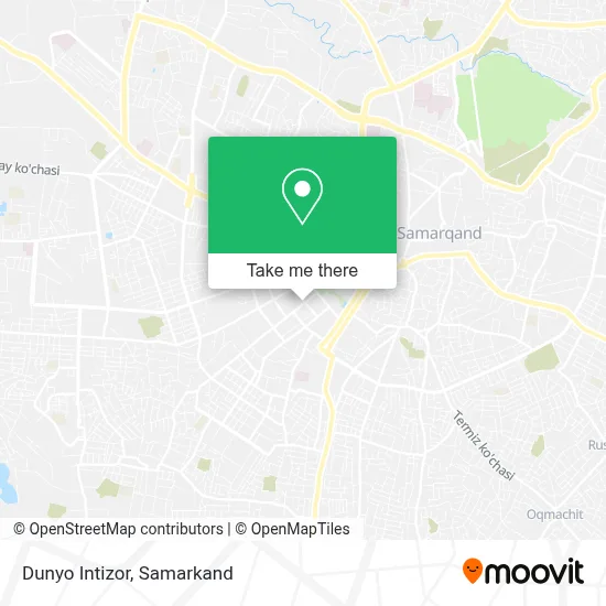 Dunyo Intizor map