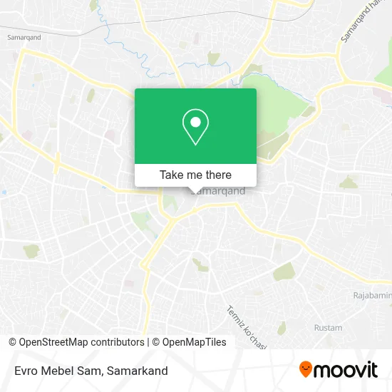 Evro Mebel Sam map