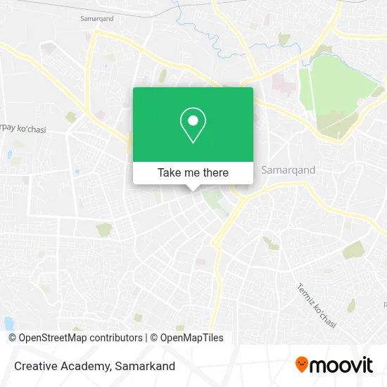 Creative Academy map