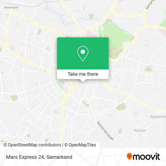Mars Express 24 map