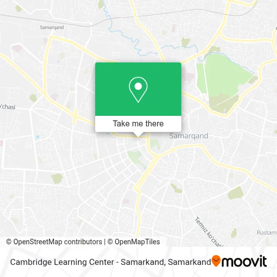 Cambridge Learning Center - Samarkand map