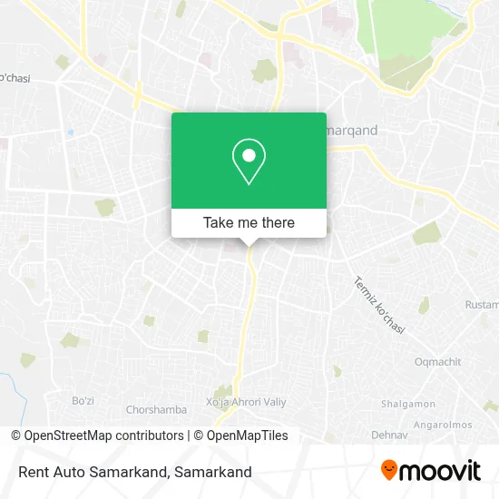 Rent Auto Samarkand map