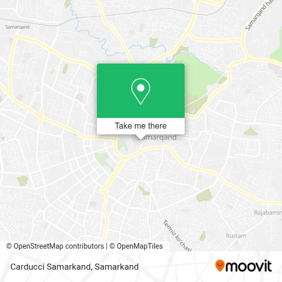 Carducci Samarkand map