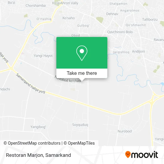 Restoran Marjon map