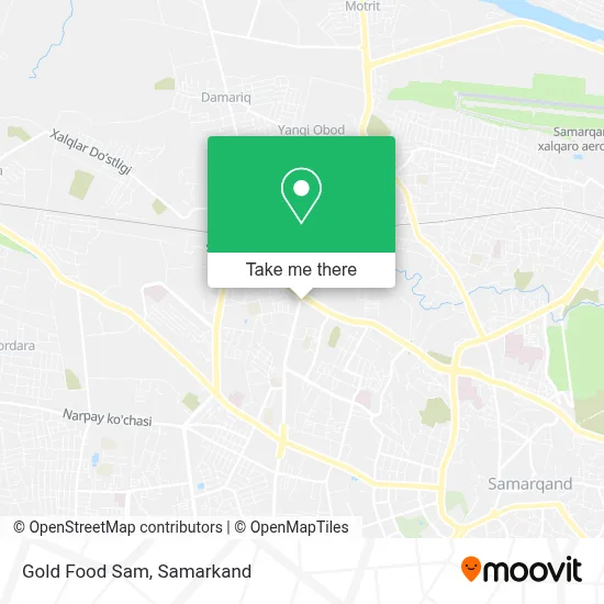 Gold Food Sam map