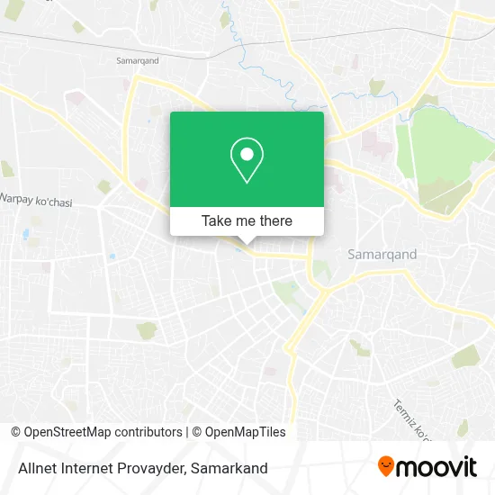 Allnet Internet Provayder map