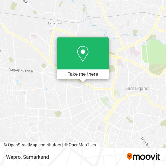 Wepro map