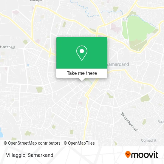 Villaggio map