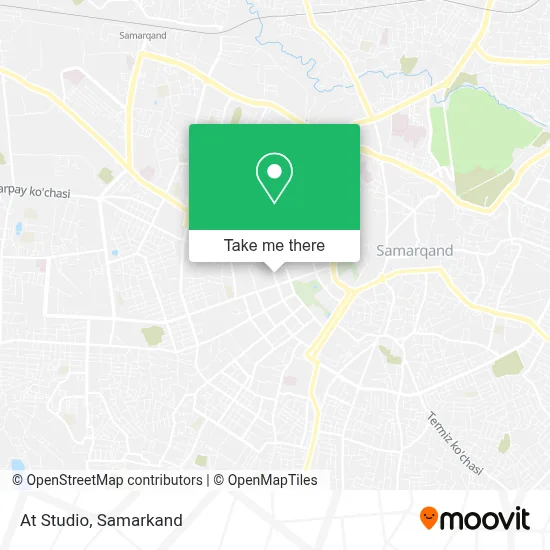 At Studio map