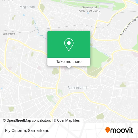 Fly Cinema map
