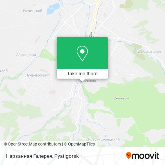 Нарзанная Галерея map