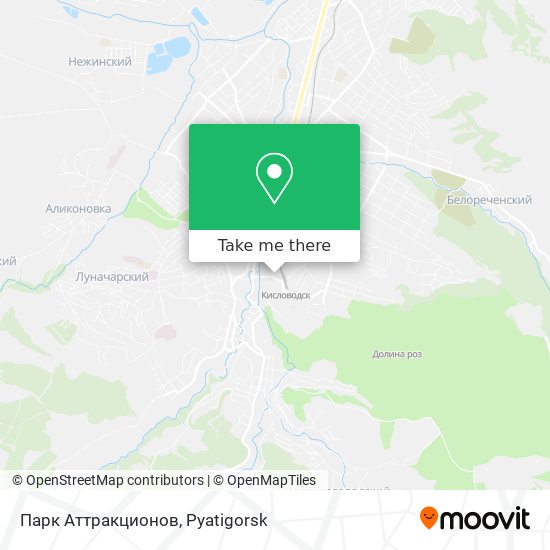 Парк Аттракционов map