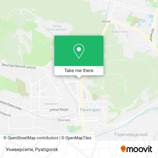 Университи map