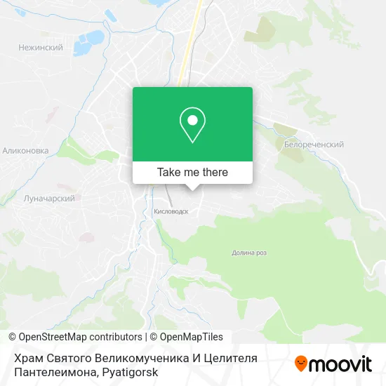 Храм Святого Великомученика И Целителя Пантелеимона map