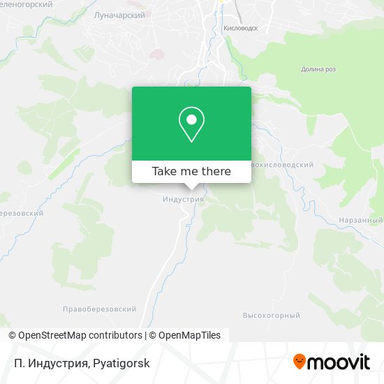П. Индустрия map