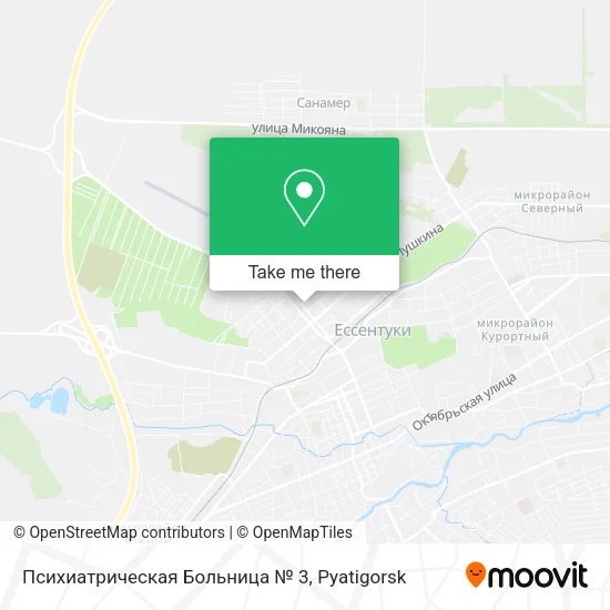 Психиатрическая Больница № 3 map