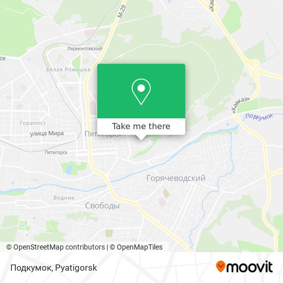 Подкумок map