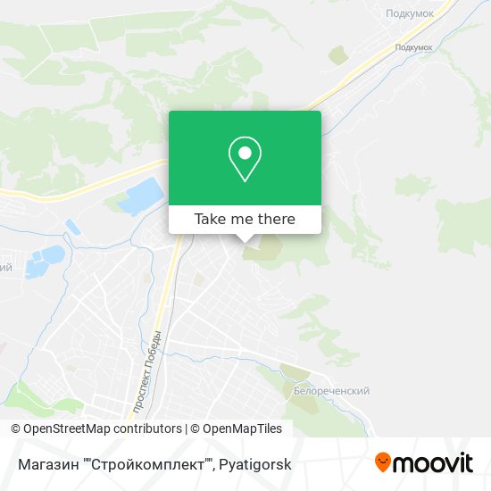 Магазин ""Стройкомплект"" map