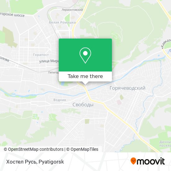 Хостел Русь map
