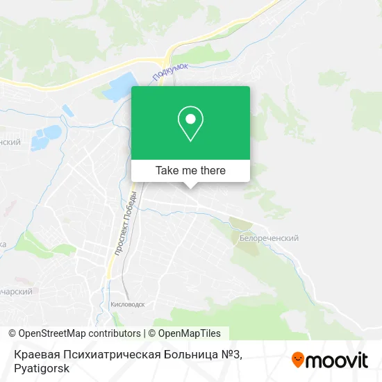 Краевая Психиатрическая Больница №3 map