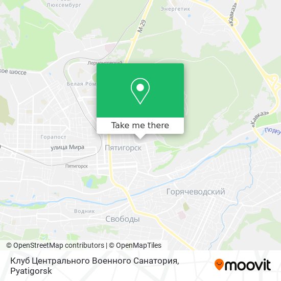 Клуб Центрального Военного Санатория map