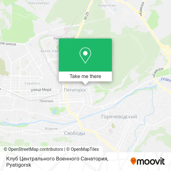 Клуб Центрального Военного Санатория map