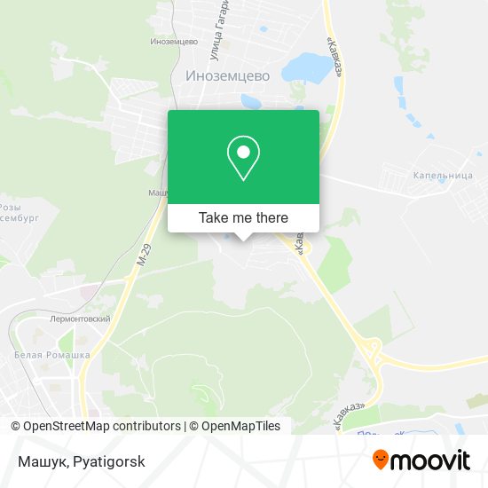 Машук map