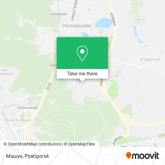 Машук map