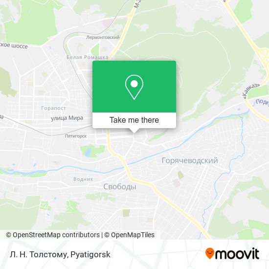 Л. Н. Толстому map