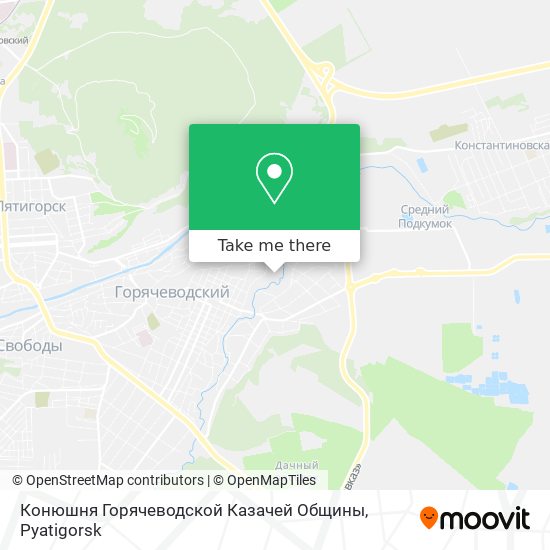 Конюшня Горячеводской Казачей Общины map