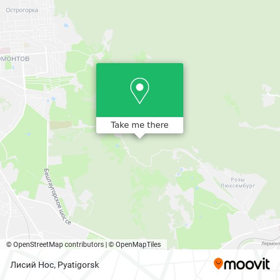 Лисий Нос map