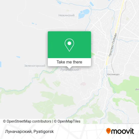 Луначарский map