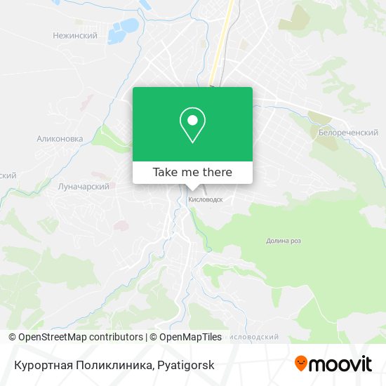 Курортная Поликлиника map