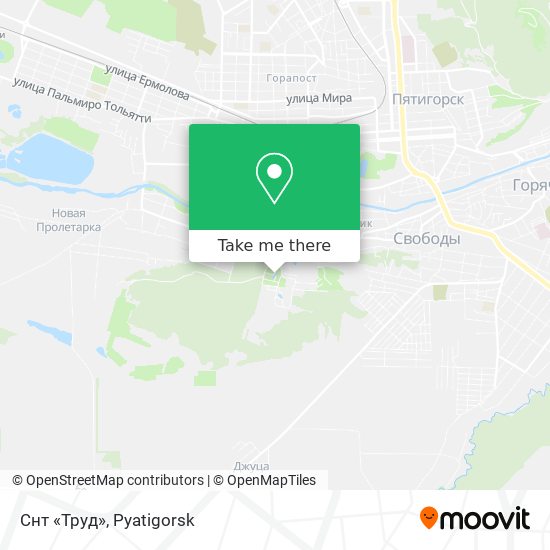 Снт «Труд» map