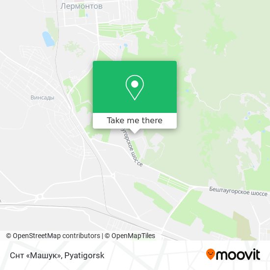 Снт «Машук» map