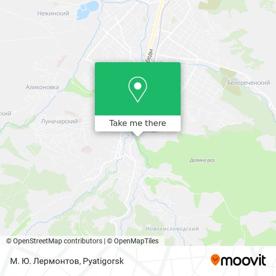М. Ю. Лермонтов map