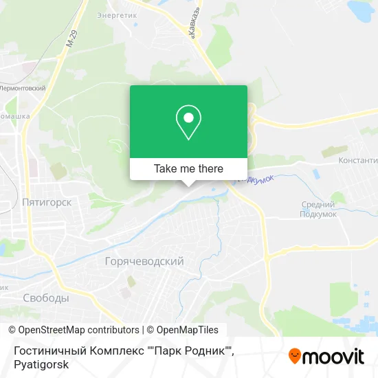 Гостиничный Комплекс ""Парк Родник"" map