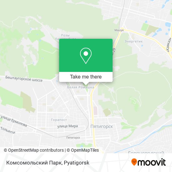 Комсомольский Парк map
