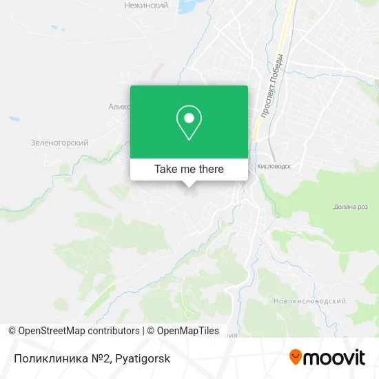 Поликлиника №2 map