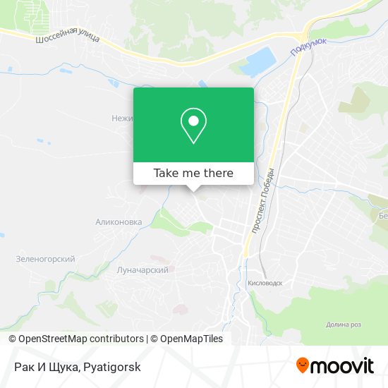 Рак И Щука map