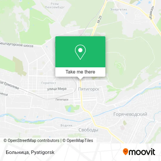 Больница map