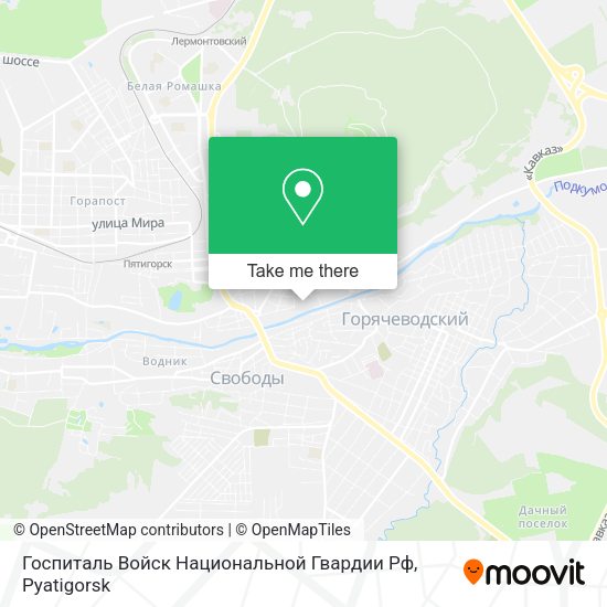 Госпиталь Войск Национальной Гвардии Рф map