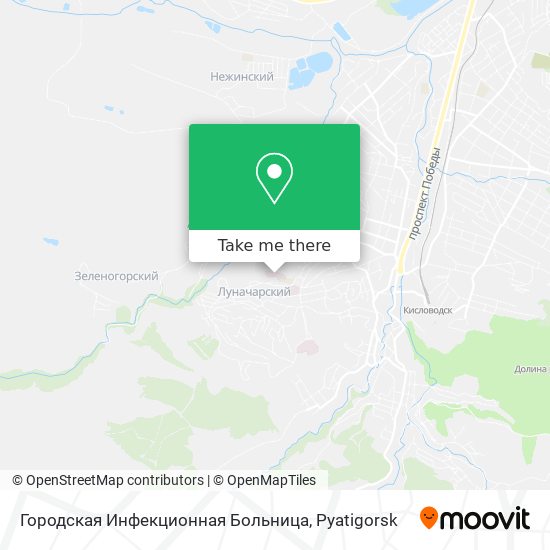 Городская Инфекционная Больница map